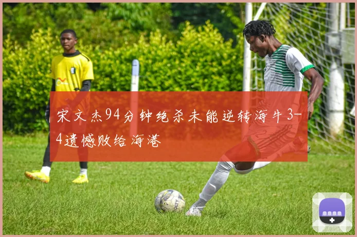 宋文杰94分钟绝杀未能逆转海牛3-4遗憾败给海港